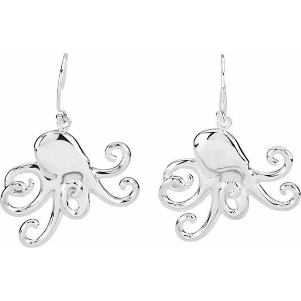 Octopus Earrings Image 2 Hopman Jewelers Elkhart, IN
