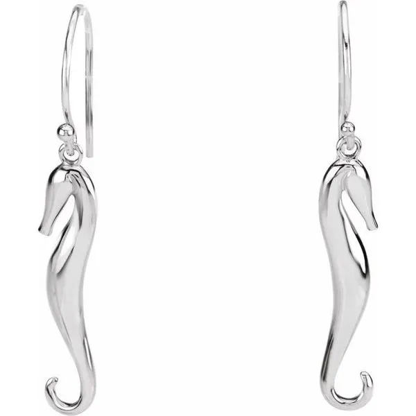 Seahorse Earrings Image 2 Arnold's Jewelry and Gifts Logansport, IN