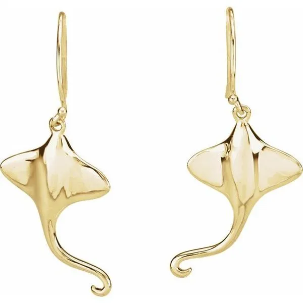 Stingray Earrings Image 2 Arnold's Jewelry and Gifts Logansport, IN
