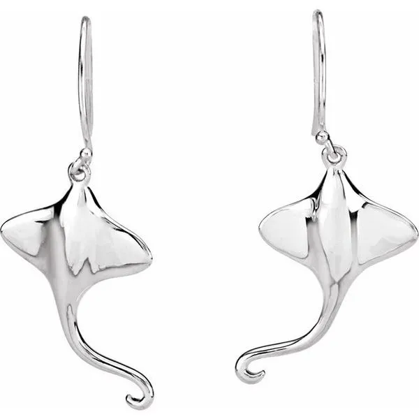 Stingray Earrings Image 2 Hopman Jewelers Elkhart, IN