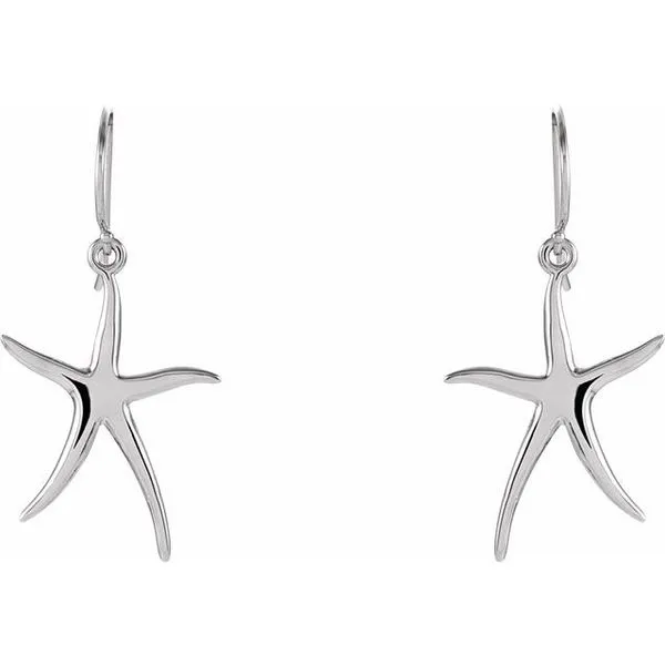 Starfish Earrings Image 2 Jewelry Design Studio Jensen Beach, FL
