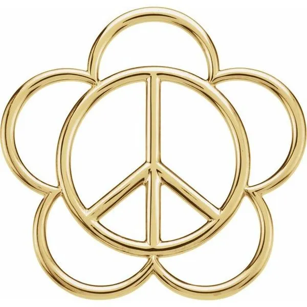 Peace Sign Pendant Jewelry Design Studio Jensen Beach, FL