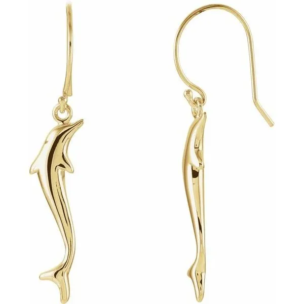 Dolphin Earrings Jewelry Design Studio Jensen Beach, FL