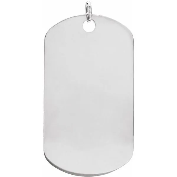 Engravable Dog Tag Pendant Douglas Jewelers Conroe, TX