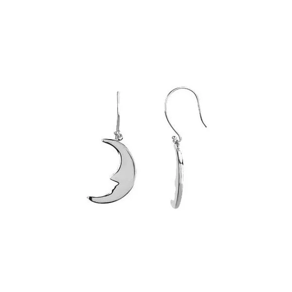 Crescent Moon Earrings Jewelry Design Studio Jensen Beach, FL