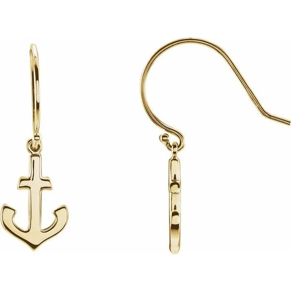Anchor Earrings Hopman Jewelers Elkhart, IN