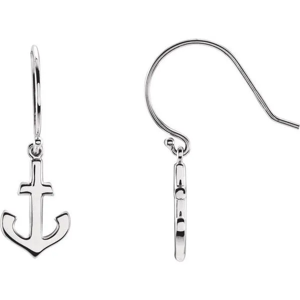 Anchor Earrings Hopman Jewelers Elkhart, IN