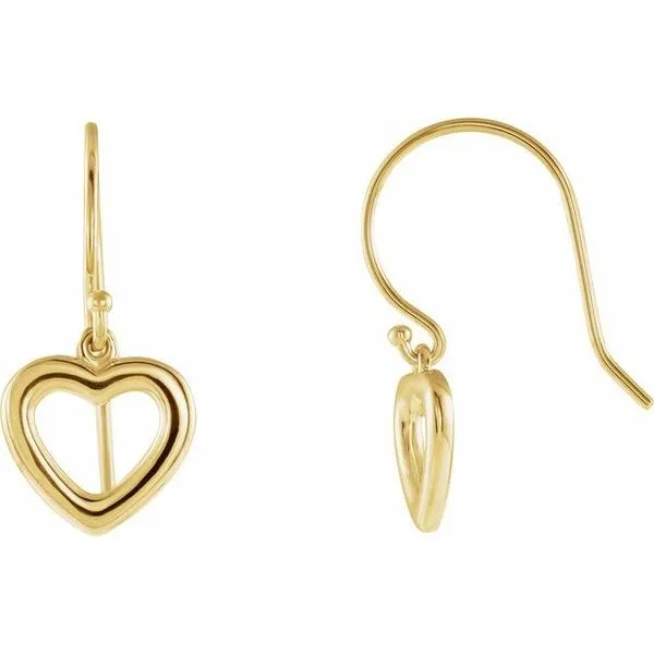 Heart Earrings Hopman Jewelers Elkhart, IN