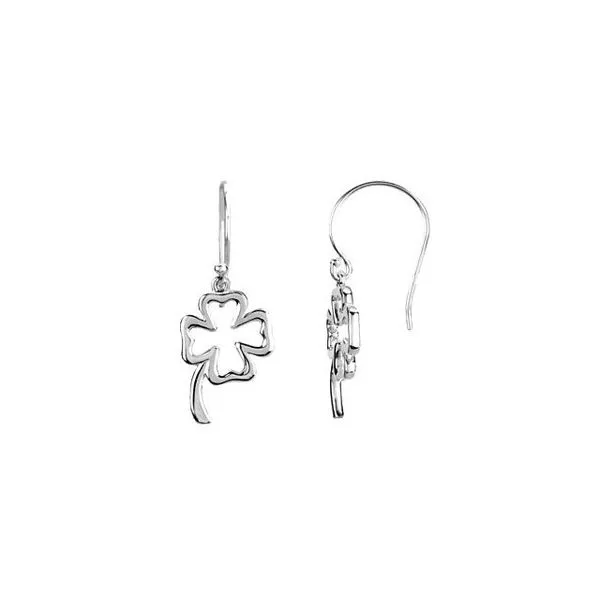Clover Earrings Image 2 Hopman Jewelers Elkhart, IN