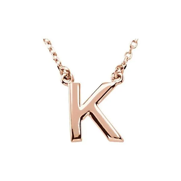 Initial Necklace Rick's Jewelers California, MD