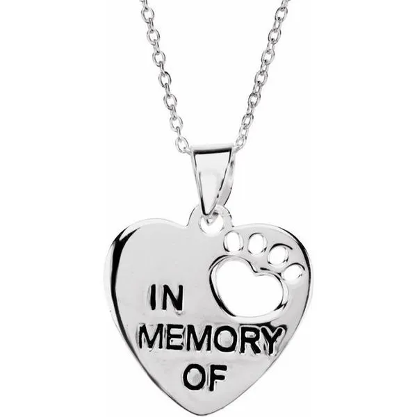 Heart U Back™ In Memory Necklace Hopman Jewelers Elkhart, IN
