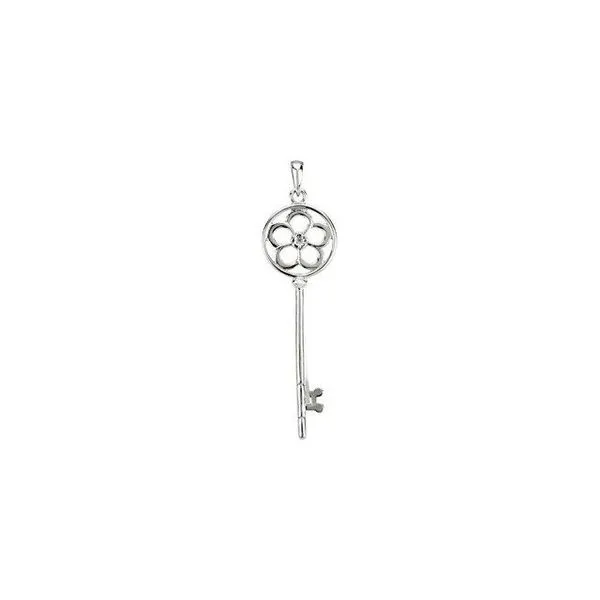 Floral Key Pendant Jewelry Design Studio Jensen Beach, FL