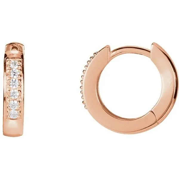 Accented Hoop Earrings Hopman Jewelers Elkhart, IN