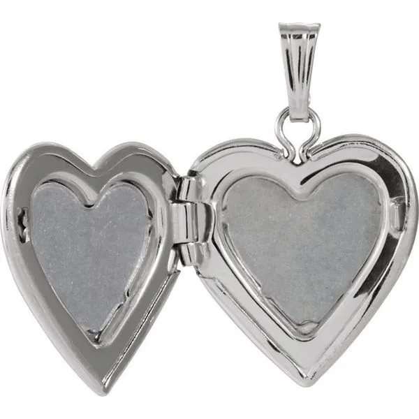 Heart Locket Image 3 J. Meredith Jewelers Delafield, WI