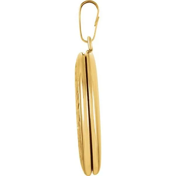 Oval Floral Locket Image 2 Jewelry Design Studio Jensen Beach, FL