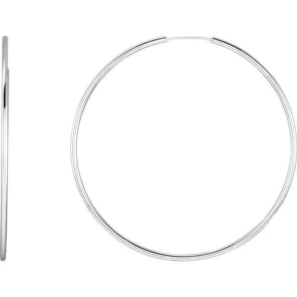 Endless Tube Hoop Earrings Jewelry Design Studio Jensen Beach, FL