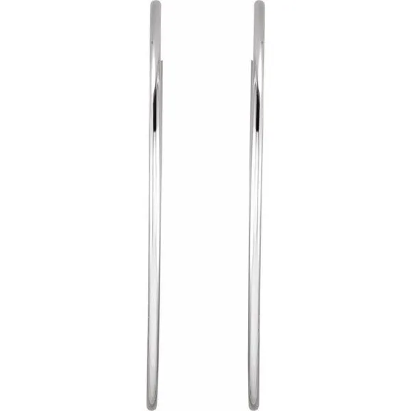 Endless Tube Hoop Earrings Image 2 Jewelry Design Studio Jensen Beach, FL