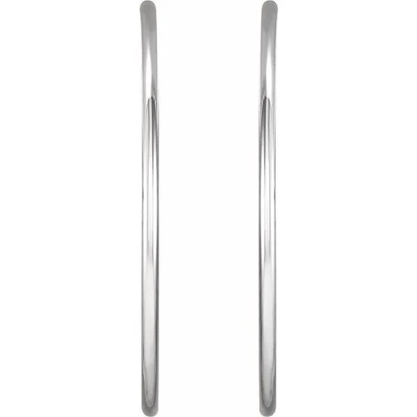 Endless Tube Hoop Earrings Image 2 Jewelry Design Studio Jensen Beach, FL