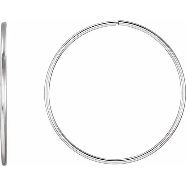 Endless Tube Hoop Earrings Jewelry Design Studio Jensen Beach, FL