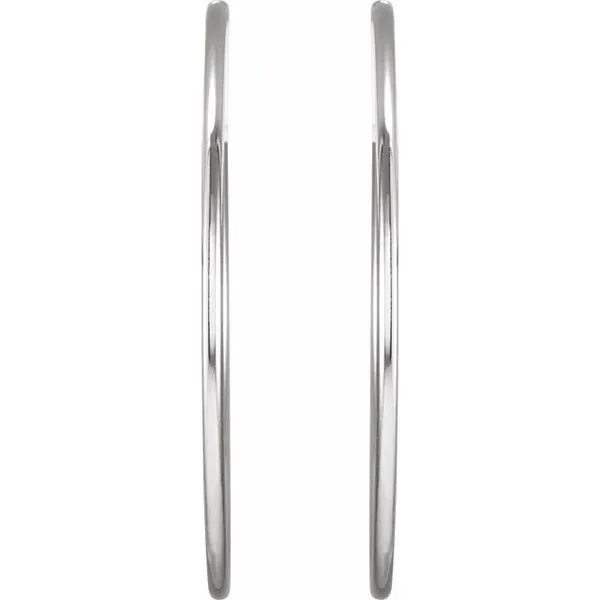 Endless Tube Hoop Earrings Image 2 Jewelry Design Studio Jensen Beach, FL