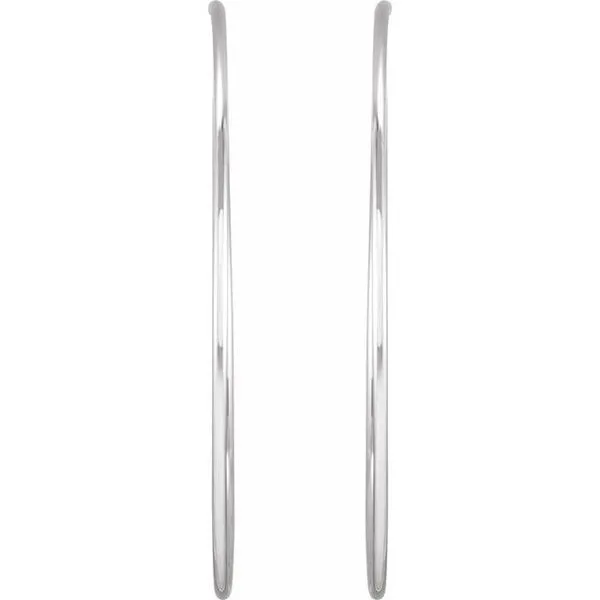 Endless Tube Hoop Earrings Image 2 Jewelry Design Studio Jensen Beach, FL