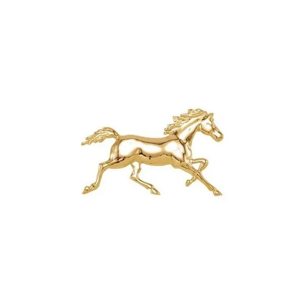 Standardbred Trotter with Full Mane & Tail Pendant Hopman Jewelers Elkhart, IN