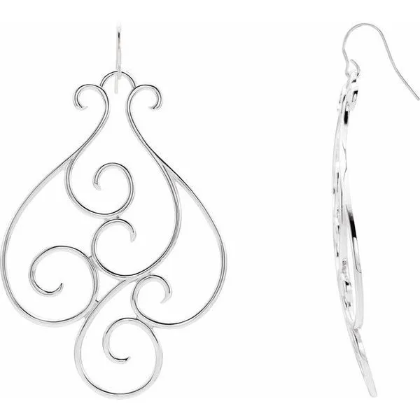 Scroll Earrings Jewelry Design Studio Jensen Beach, FL