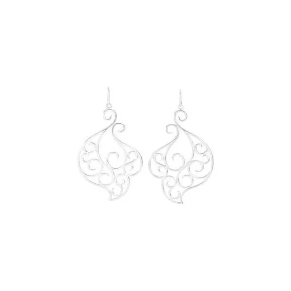 Scroll Earrings Image 2 Arnold's Jewelry and Gifts Logansport, IN