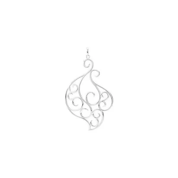 Scroll Pendant J. Meredith Jewelers Delafield, WI