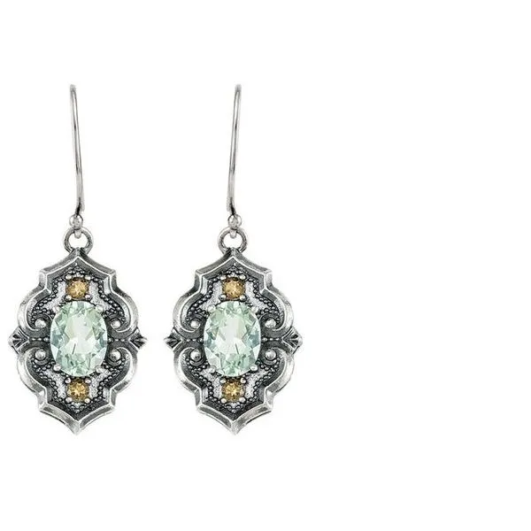 Vintage-Inspired Earrings Image 2 Hart's Jewelers Grants Pass, OR