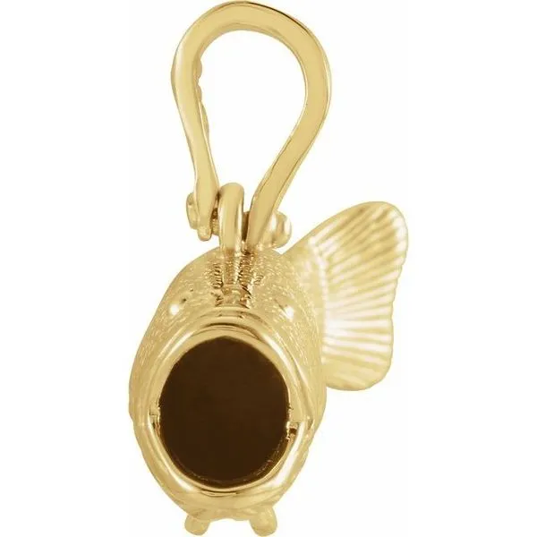 Bass Pendant Image 2 Jewelry Design Studio Jensen Beach, FL