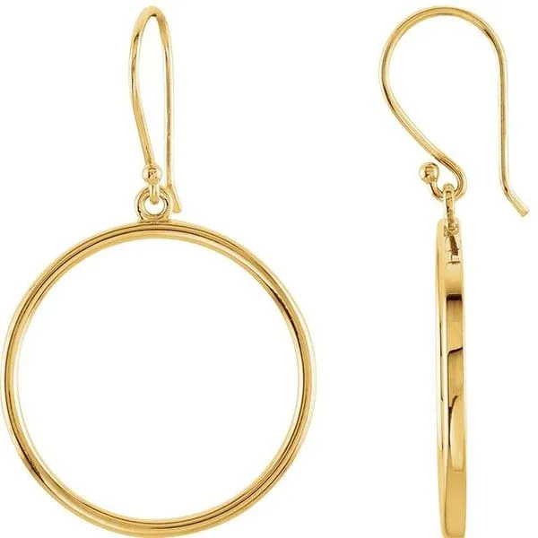 Circle Earrings Hopman Jewelers Elkhart, IN