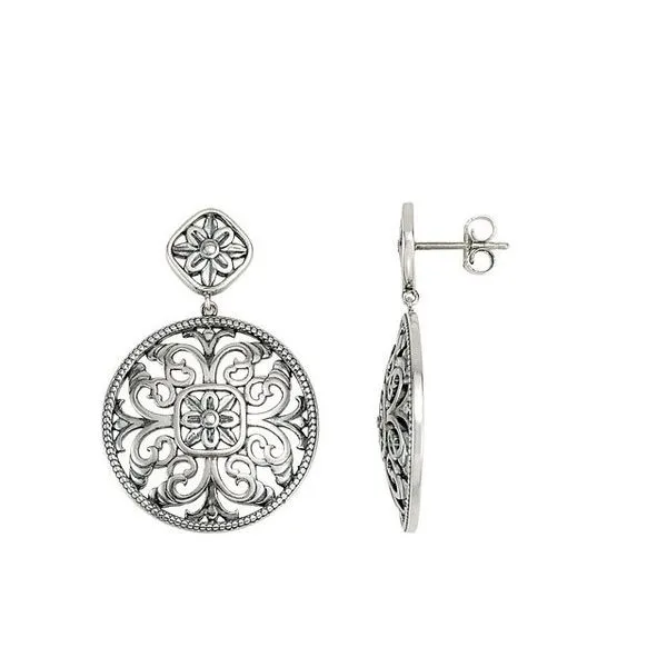 Filigree Earrings Hopman Jewelers Elkhart, IN
