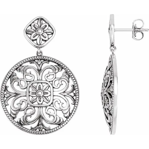 Filigree Earrings Hopman Jewelers Elkhart, IN