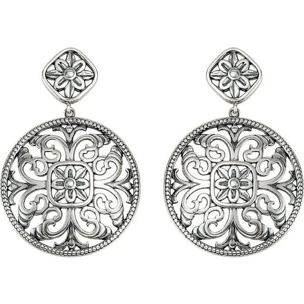 Filigree Earrings Image 2 Hopman Jewelers Elkhart, IN