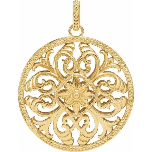 Floral Pendant Hopman Jewelers Elkhart, IN