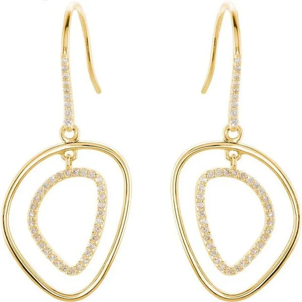 Open Silhouette Dangle Earrings Hart's Jewelers Grants Pass, OR