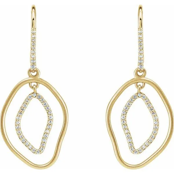 Open Silhouette Dangle Earrings Hart's Jewelers Grants Pass, OR