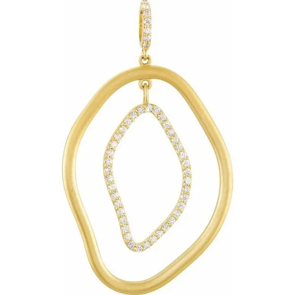 Accented Open Silhouette Pendant James & Williams Jewelers Berwyn, IL