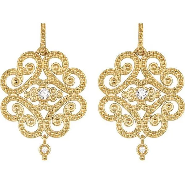 Granulated Earrings Image 2 Hart's Jewelers Grants Pass, OR