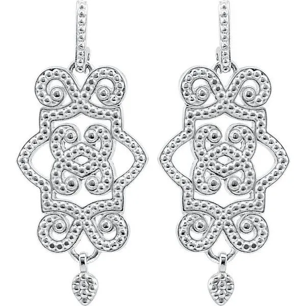 Granulated Earrings Image 2 Long Jewelers Chesapeake, VA