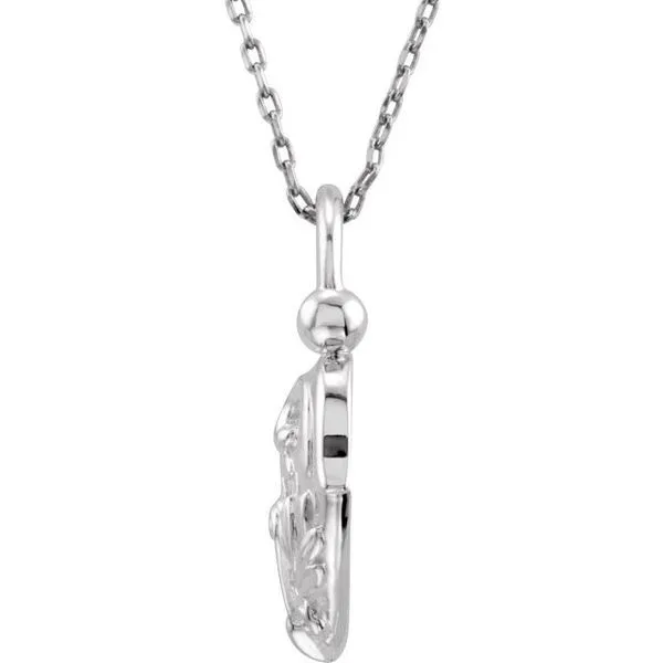 Vintage-Inspired Heart Necklace Image 2 James Wolf Jewelers Mason, OH