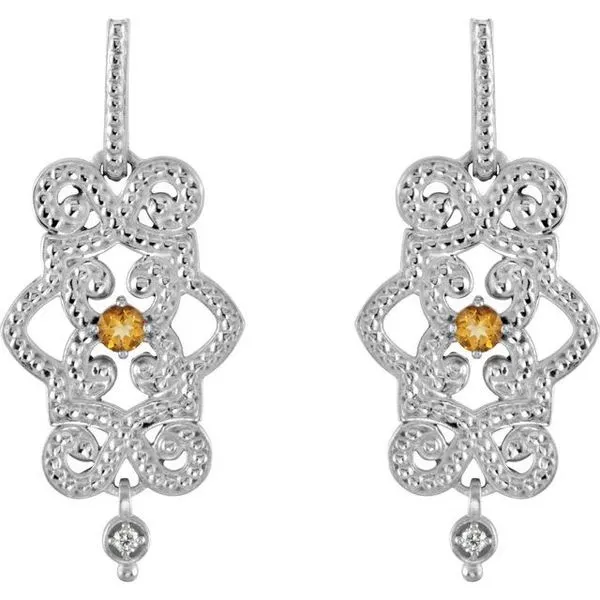 Granulated Earrings Image 2 Hopman Jewelers Elkhart, IN