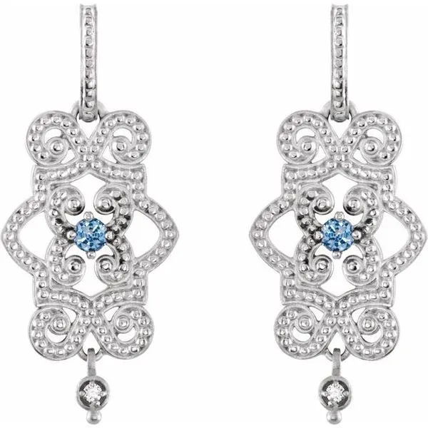 Granulated Earrings Image 2 Milan's Jewelry Inc Sarasota, FL