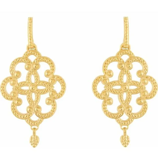 Granulated Earrings Image 2 Long Jewelers Chesapeake, VA