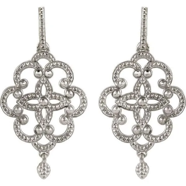 Granulated Earrings Image 2 Long Jewelers Chesapeake, VA