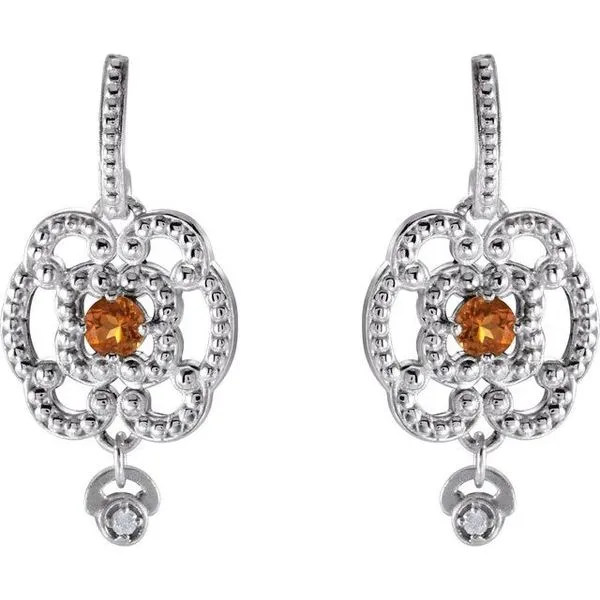 Granulated Earrings Image 2 Hopman Jewelers Elkhart, IN