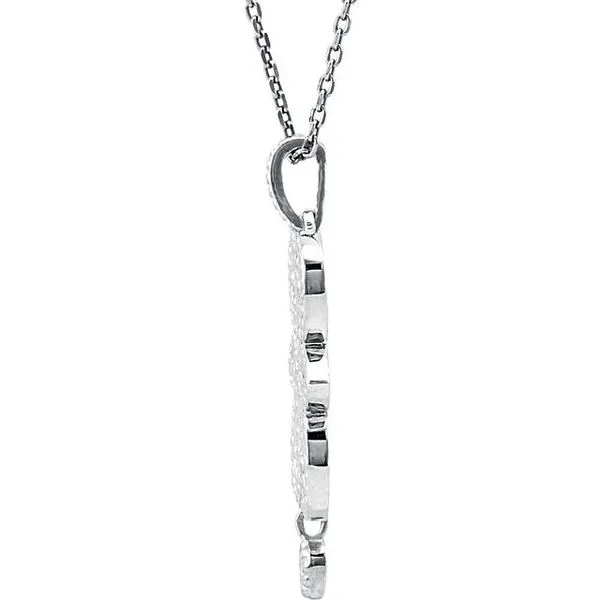 Floral Granulated Necklace Image 2 James Wolf Jewelers Mason, OH