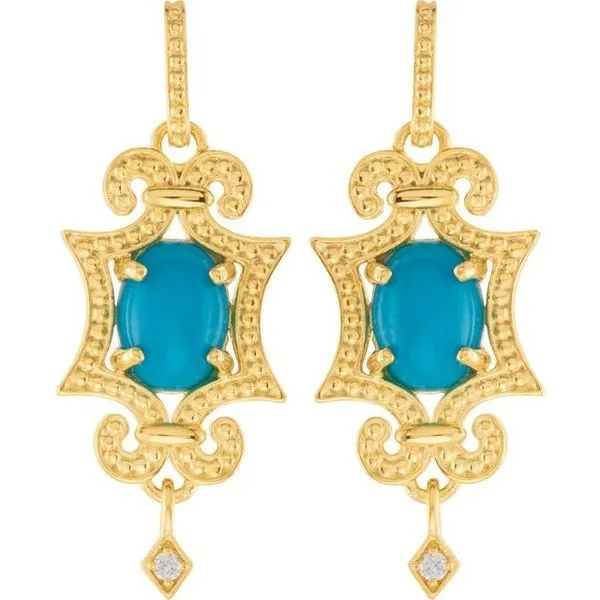 Granulated Earrings Image 2 Hopman Jewelers Elkhart, IN