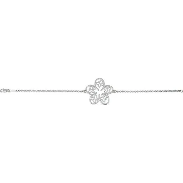 Flower & Butterfly Bracelet or Center Image 2 James & Williams Jewelers Berwyn, IL
